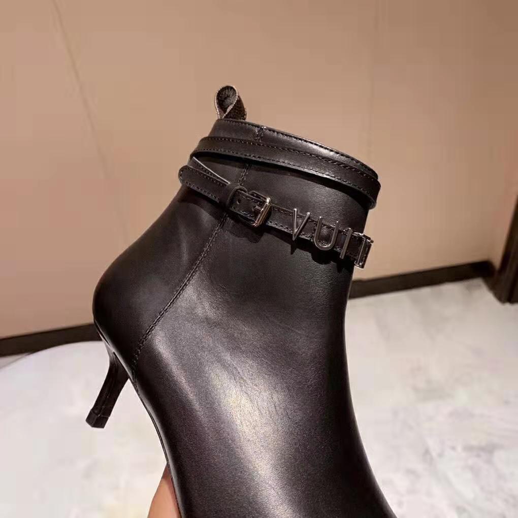 Louis Vuitton LV Women Call Back Ankle Boot in Smooth Calf Leather 5.5 ...