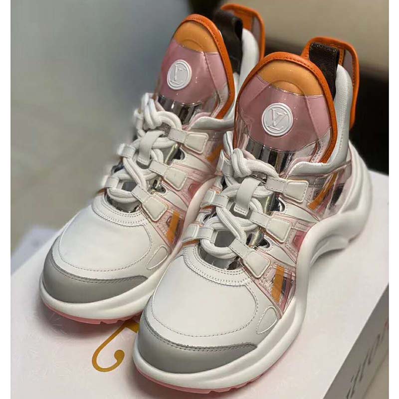 WMNS) LOUIS VUITTON LV Archlight Sports Shoes White/Orange 1A65RA