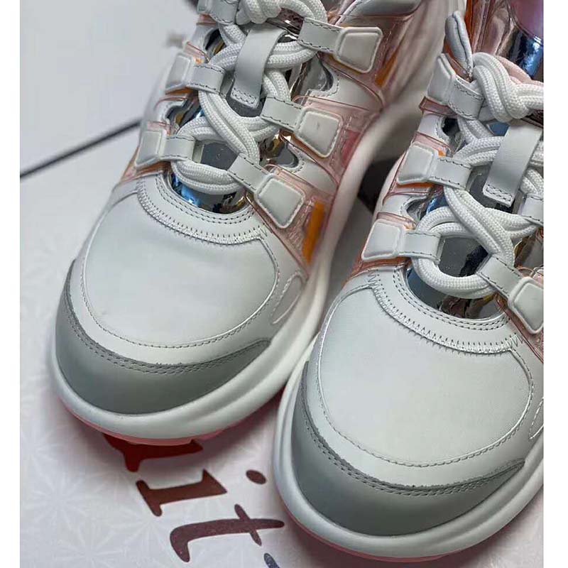 Louis Vuitton Multicolor Nylon and Leather Archlight Sneakers Size