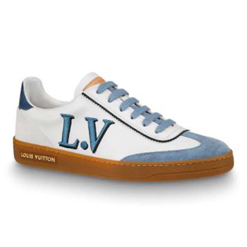 WMNS) LOUIS VUITTON LV Frontrow Sneakers Blue 1A87D2 - KICKS CREW