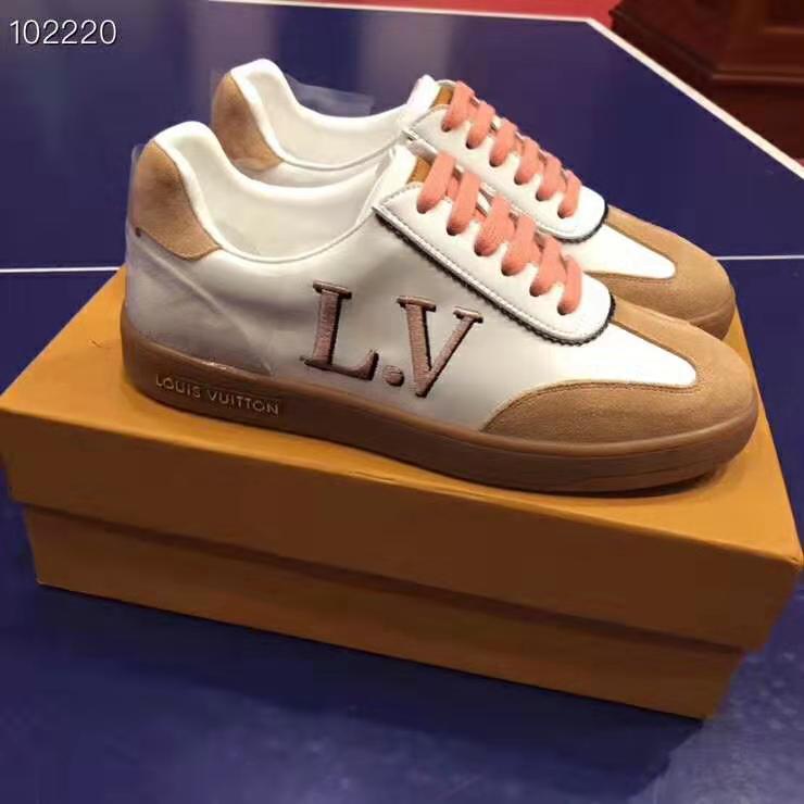 Louis Vuitton LV frontrow trainer Brown Leather ref.204290 - Joli Closet