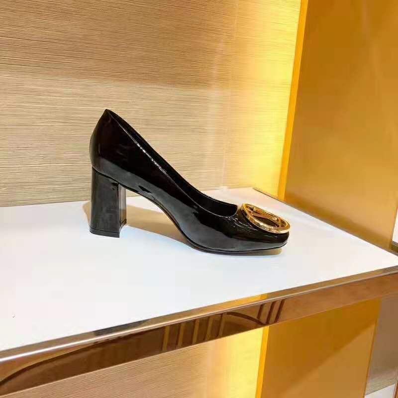 Louis Vuitton Black Patent Leather Madeleine Square Toe Pumps Size 39 Louis  Vuitton | The Luxury Closet