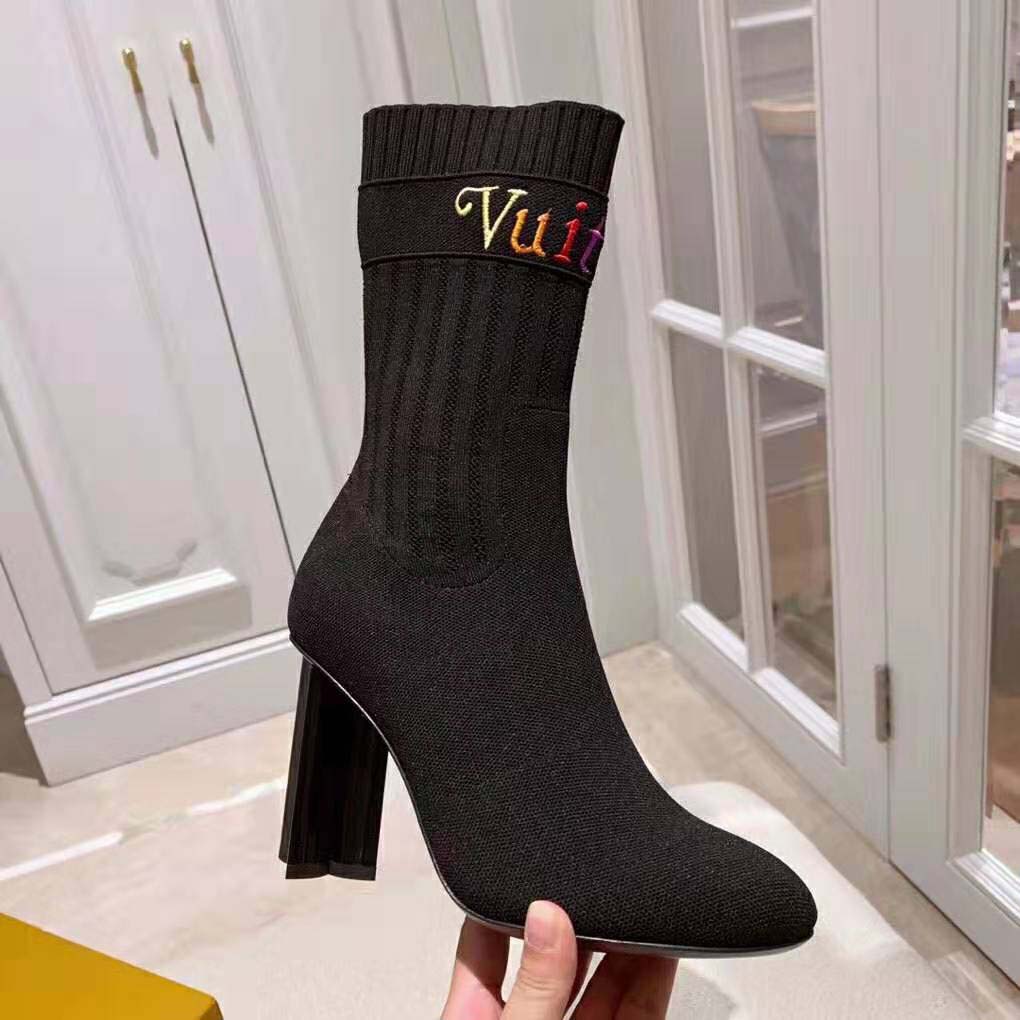 Louis Vuitton LV Women Silhouette Ankle Boot with Rainbow-Colored ...