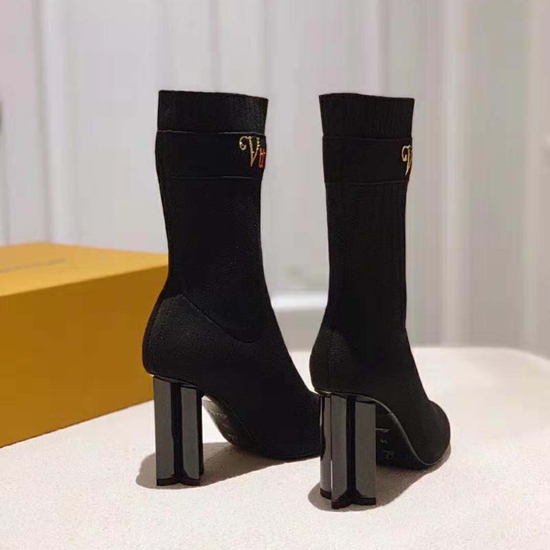 Louis Vuitton, Shoes, Louis Vuitton Silhouette Ankle Boot Black Size 365  65 Womens