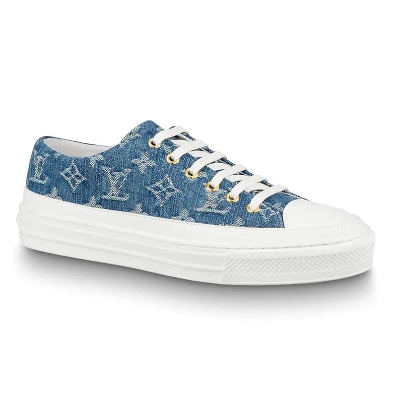 Stellar leather trainers Louis Vuitton Blue size 40 EU in Leather - 33782758