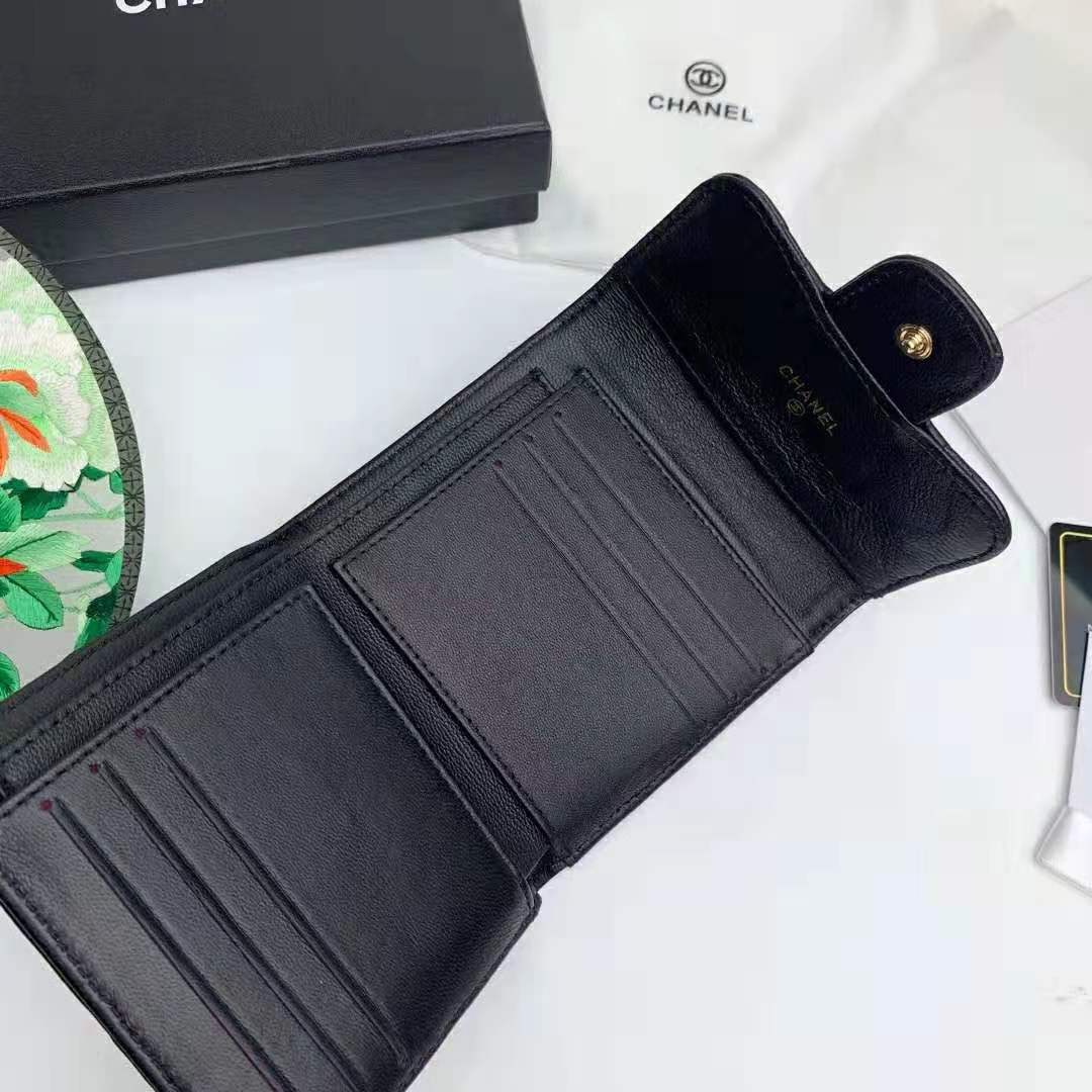 Chanel Classic Small Flap Wallet Lambskin Handbag | semashow.com