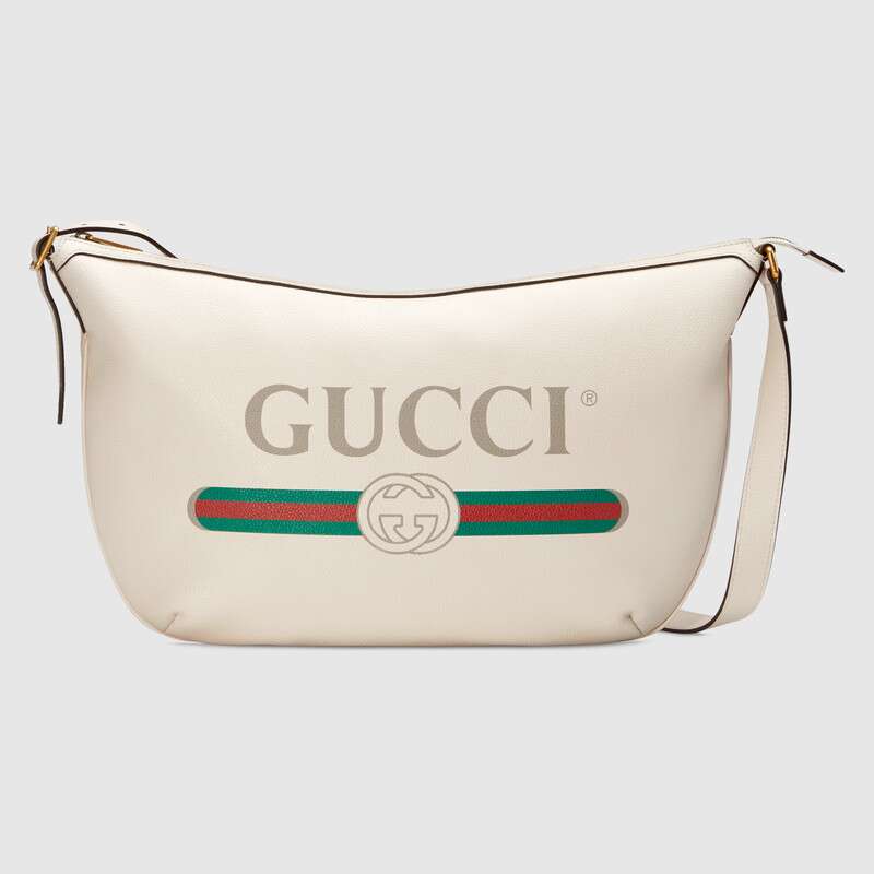 Gucci Micro GG Monogram Hobo Crescent Half Moon Leather ref.294217