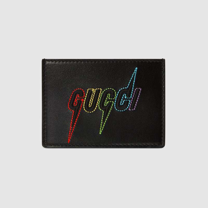 gucci rainbow card holder