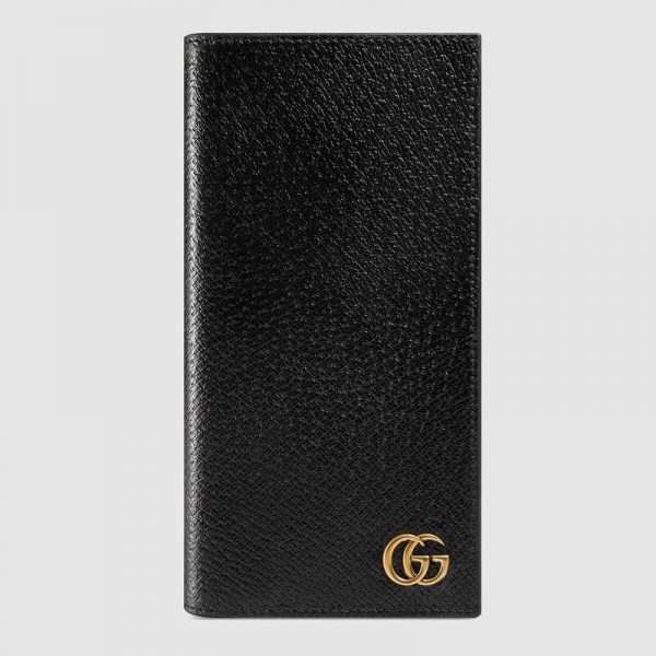 Gucci GG Unisex GG Marmont Leather Long 