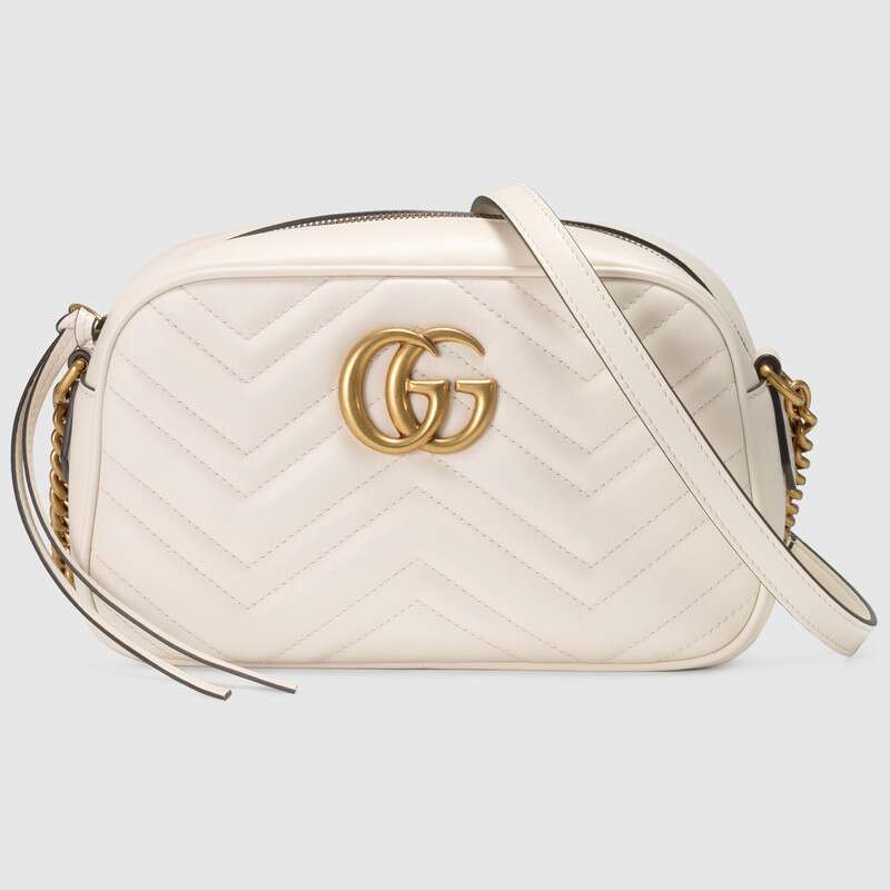 Gucci GG Women GG Marmont Small Shoulder Bag in Matelassé Chevron ...