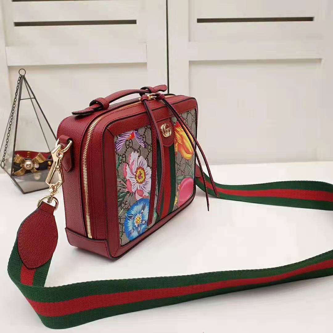 Gucci Ophidia Gg Flora Small Backpack In Canvas | IUCN Water