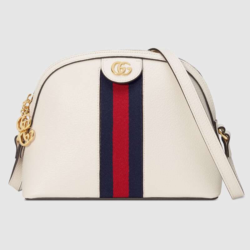 Gucci GG Women Rounded Top Ophidia Small Shoulder Bag in Leather - LULUX