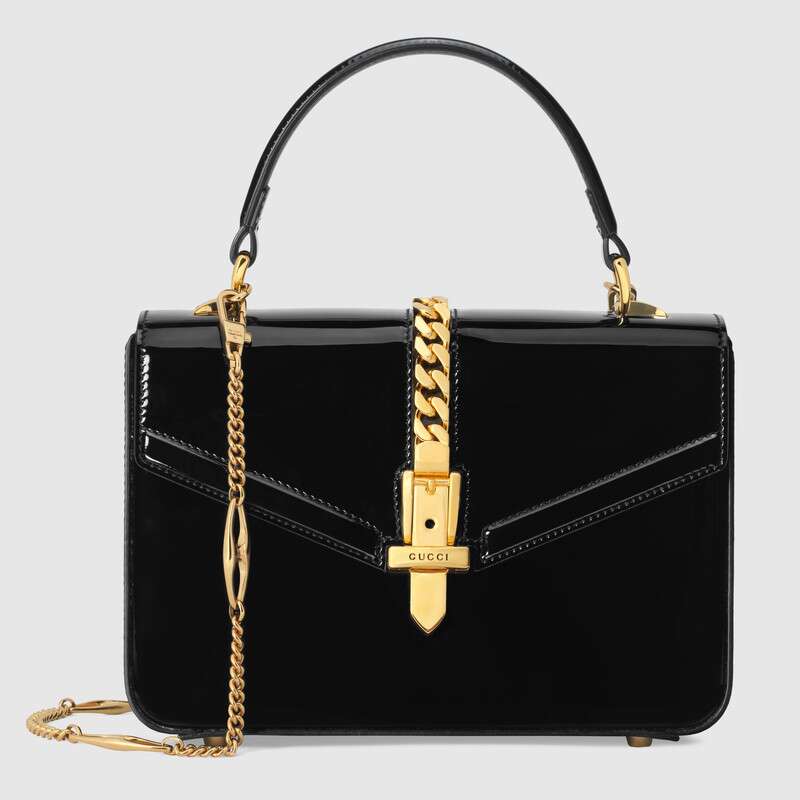 gucci sylvie black bag