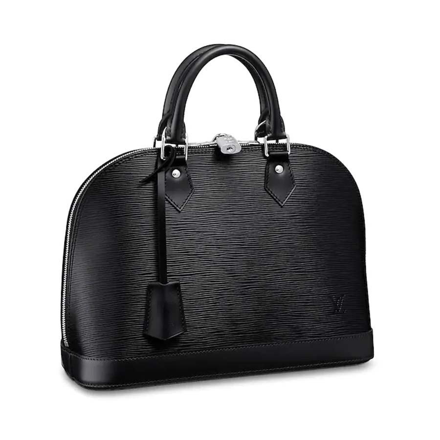 Louis Vuitton LV Women Alma PM Handbag in Epi Leather-Black - LULUX