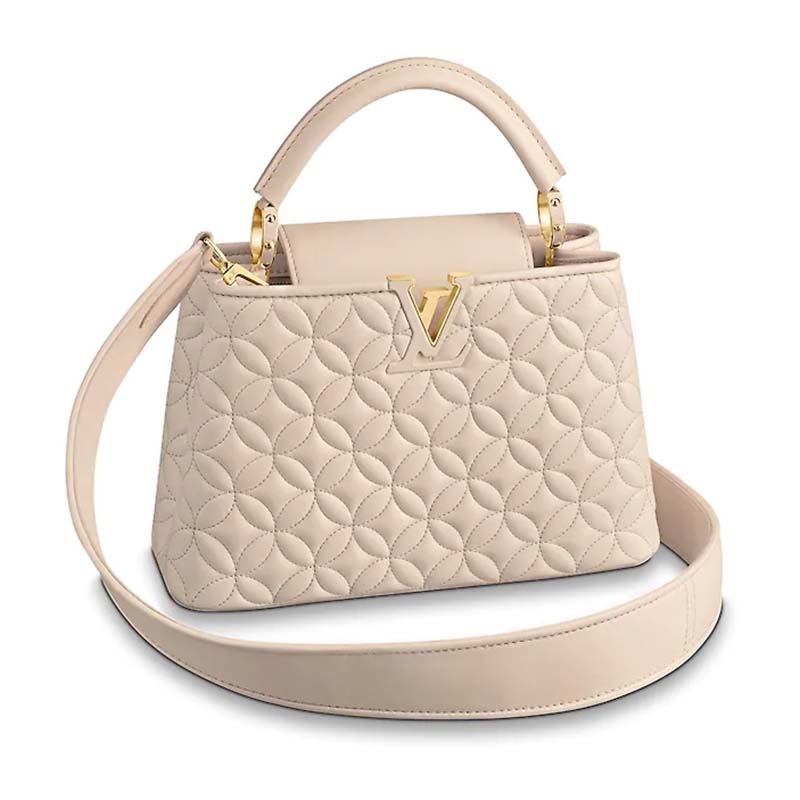Capucines handbag Louis Vuitton Beige in Wicker - 36617243