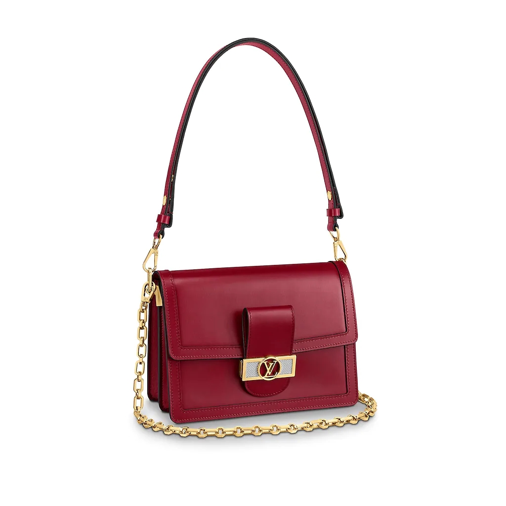 Louis Vuitton LV Women Dauphine MM Bag in Smooth Calfskin Leather - LULUX