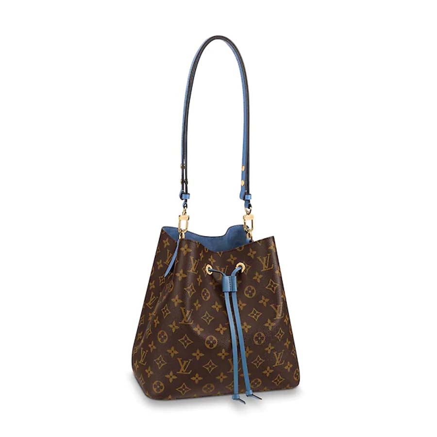 Bucket cloth handbag Louis Vuitton Brown in Cloth - 32604399