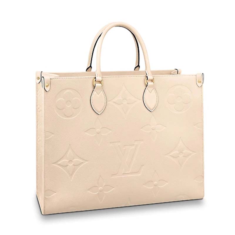 LOUIS VUITTON Onthego GM Womens tote bag M44576 brown x beige ref.248392 -  Joli Closet