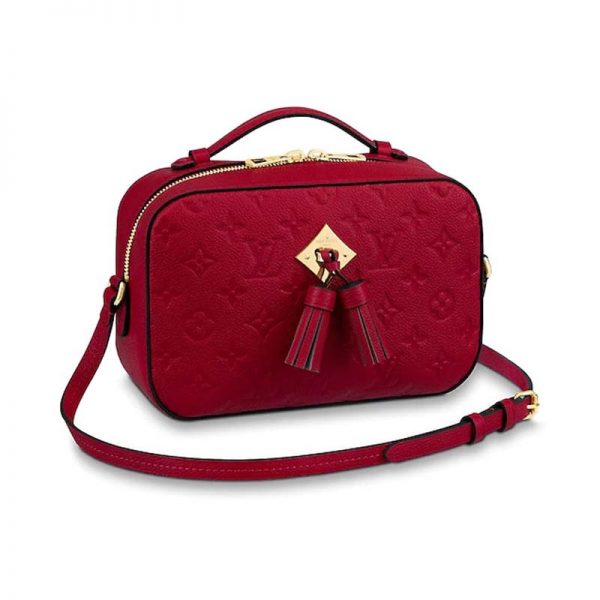 LV Women Saintonge Handbag in Monogram Empreinte Leather - LULUX