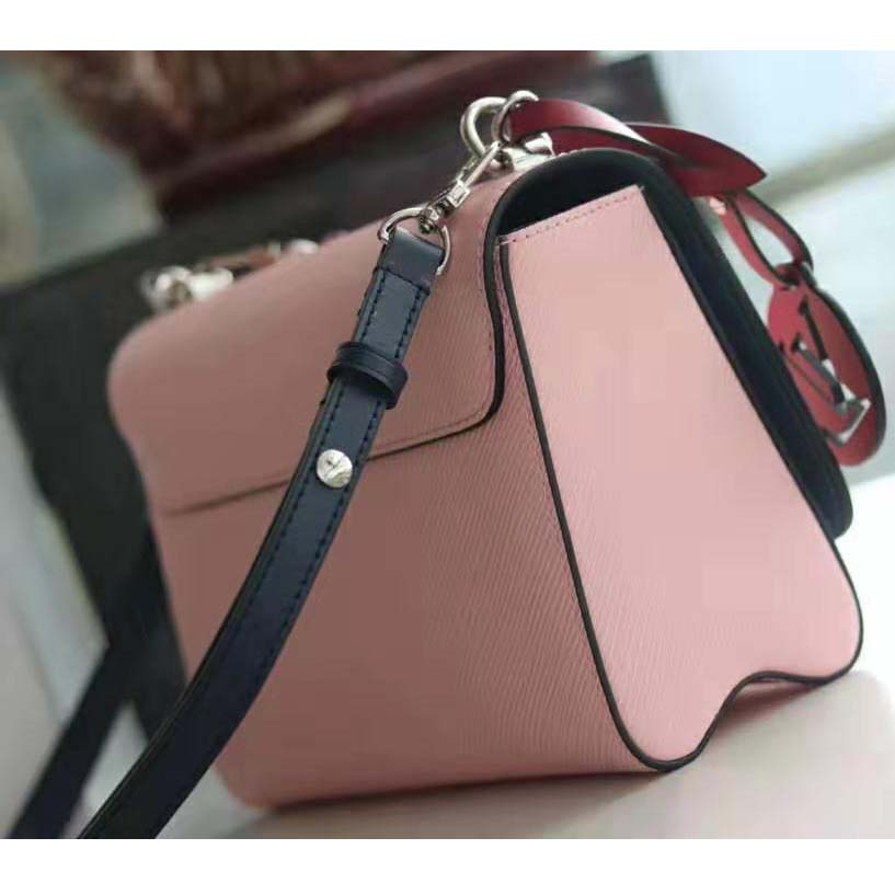 Louis Vuitton LV Women Twist PM Handbag in Rose Ballerine Pink Epi Leather - LULUX