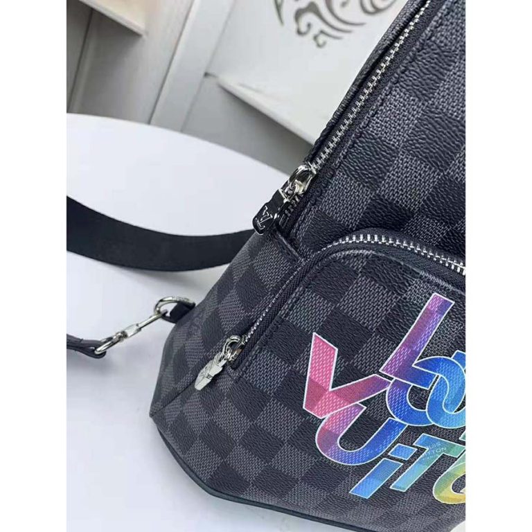 lv avenue sling bag damier graphite