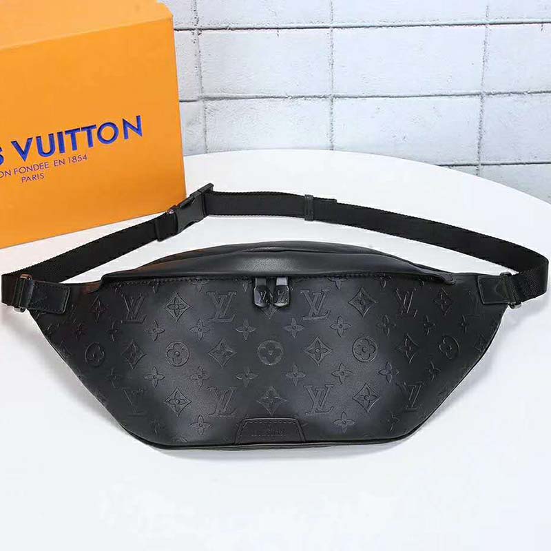 Louis Vuitton Discovery Bumbag Monogram Shadow Leather Black 1451883