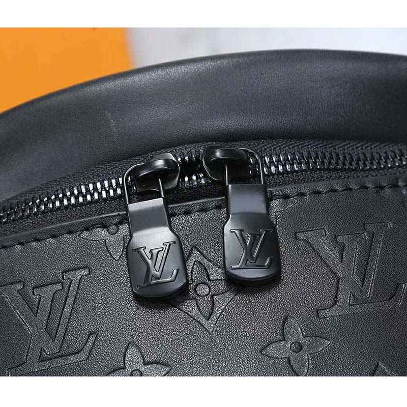 Louis Vuitton LV Men Discovery Bumbag in Monogram Shadow Calf Leather-Black - LULUX