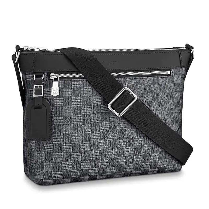 Mick pm cloth weekend bag Louis Vuitton Black in Cloth - 38366705