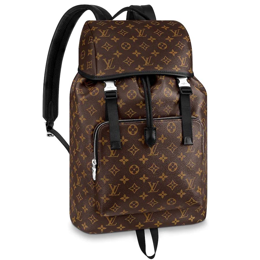 LOUIS VUITTON Backpack Daypack M43422 Zack backpack Monogram macacer Brown  Brown mens Used