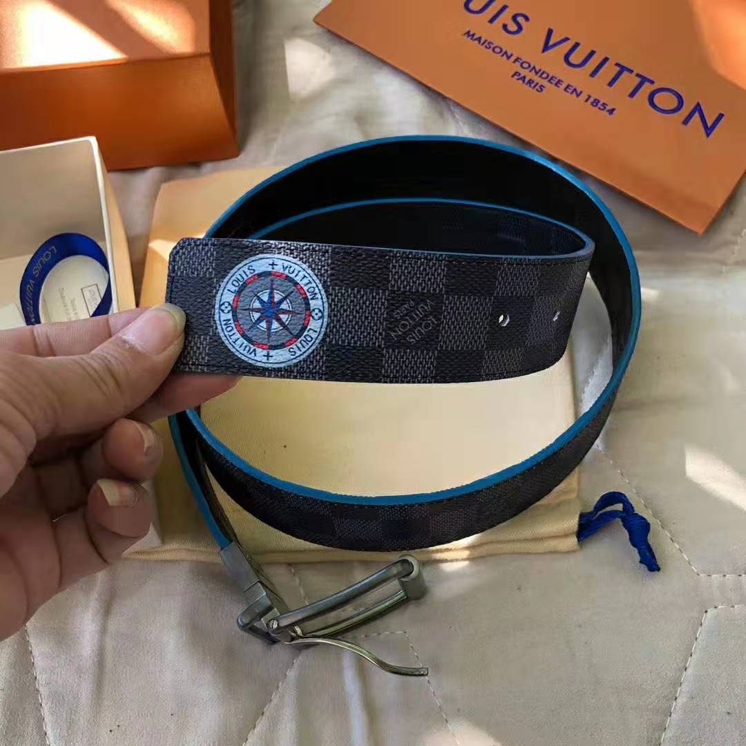 Louis Vuitton Damier Print 40mm Reversible Belt