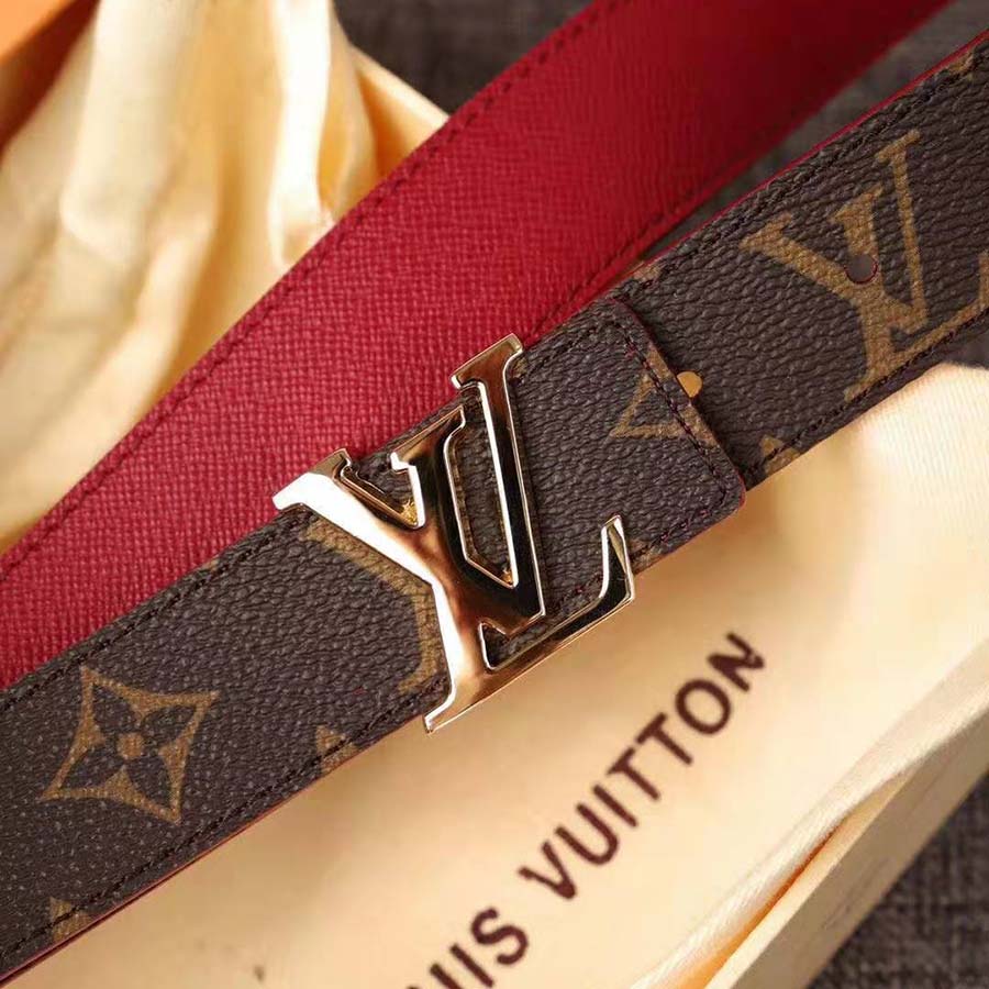 Louis Vuitton LV Unisex LV Initials Buckle 30mm Reversible Belt in