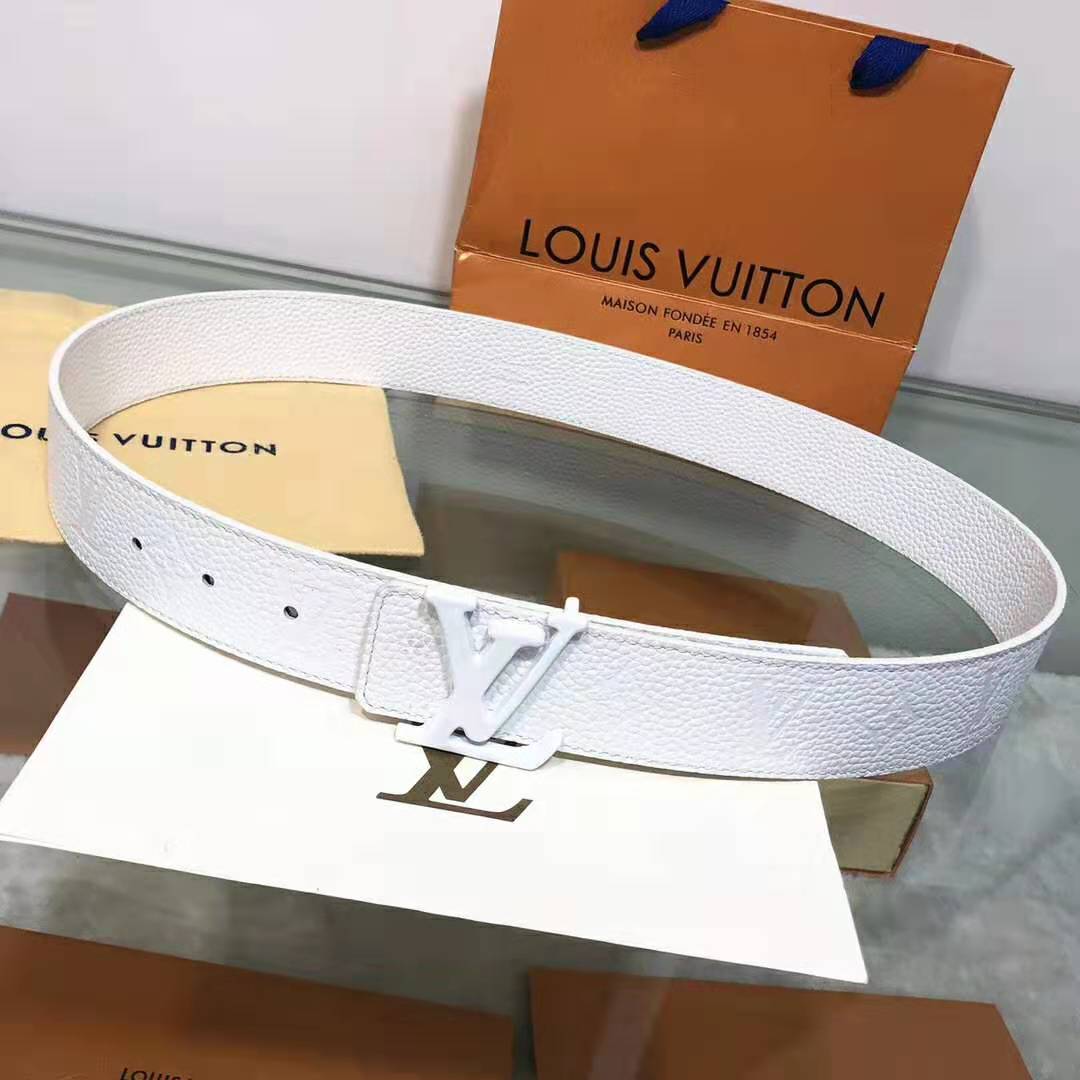 Louis Vuitton Louis Vuitton 40MM Embossed Taurillon White Leather