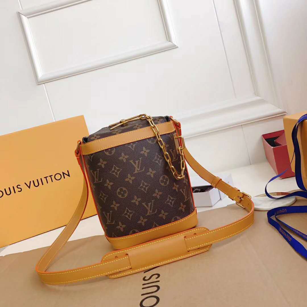 Louis Vuitton LV Unisex Milk Box Bag in Monogram Coated Canvas and ...