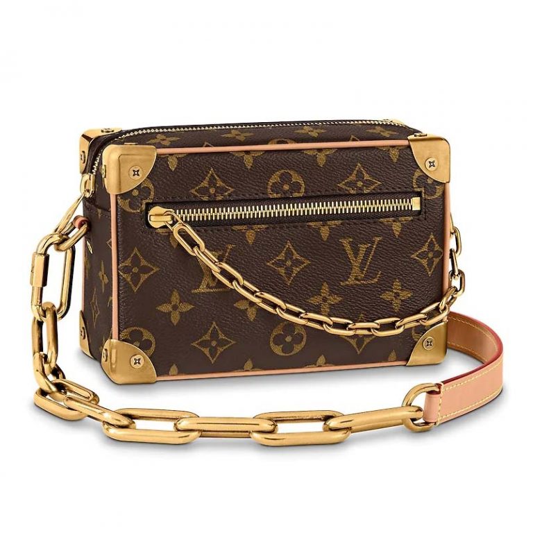 Louis Vuitton LV Unisex Phone Box Bag in Monogram Coated Canvas-Brown ...