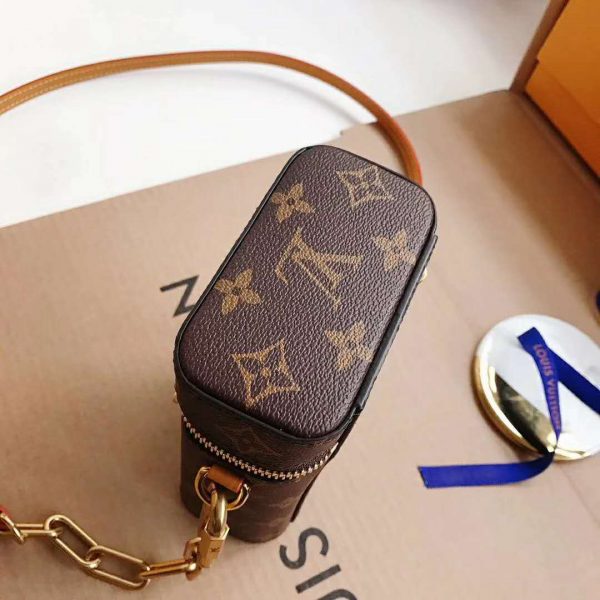 Louis Vuitton LV Unisex Phone Box Bag in Monogram Coated Canvas-Brown ...