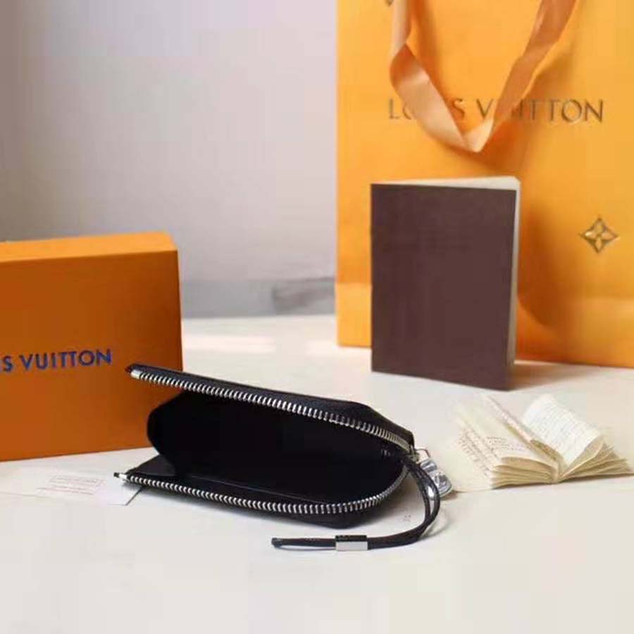 Louis Vuitton LV Unisex Pochette Clé Key Pouch Wallet in Damier ...