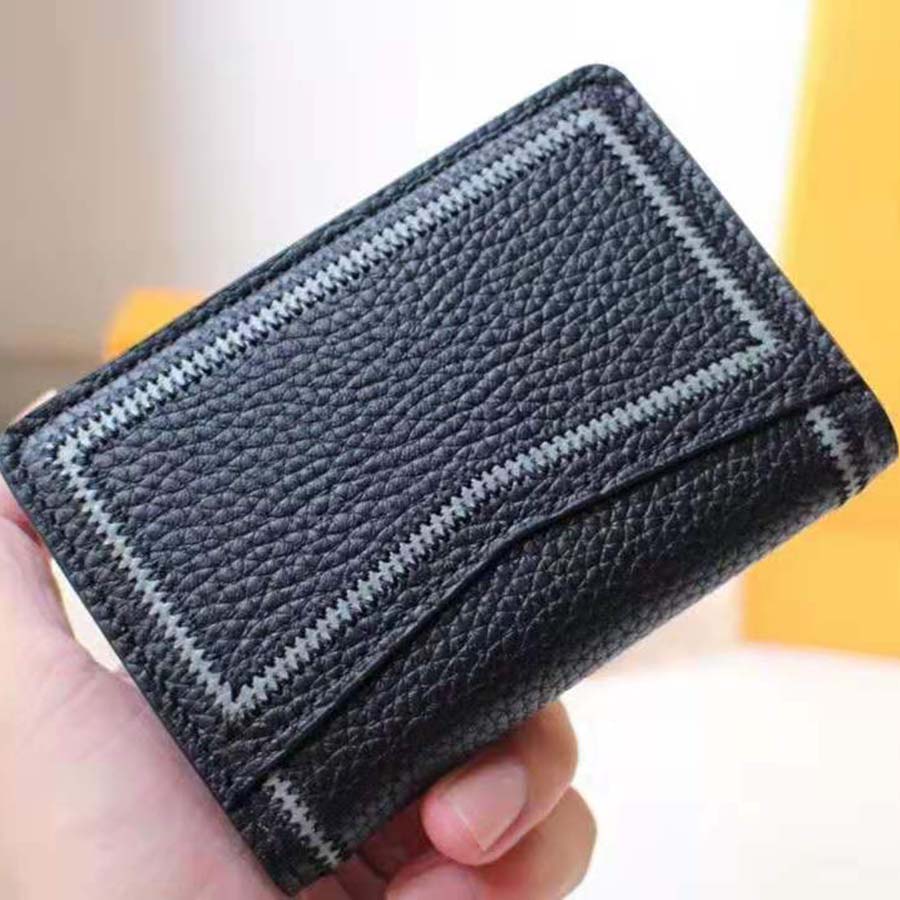 Louis Vuitton LV Unisex Pocket Organizer Wallet in Taurillon Leather-Black - LULUX