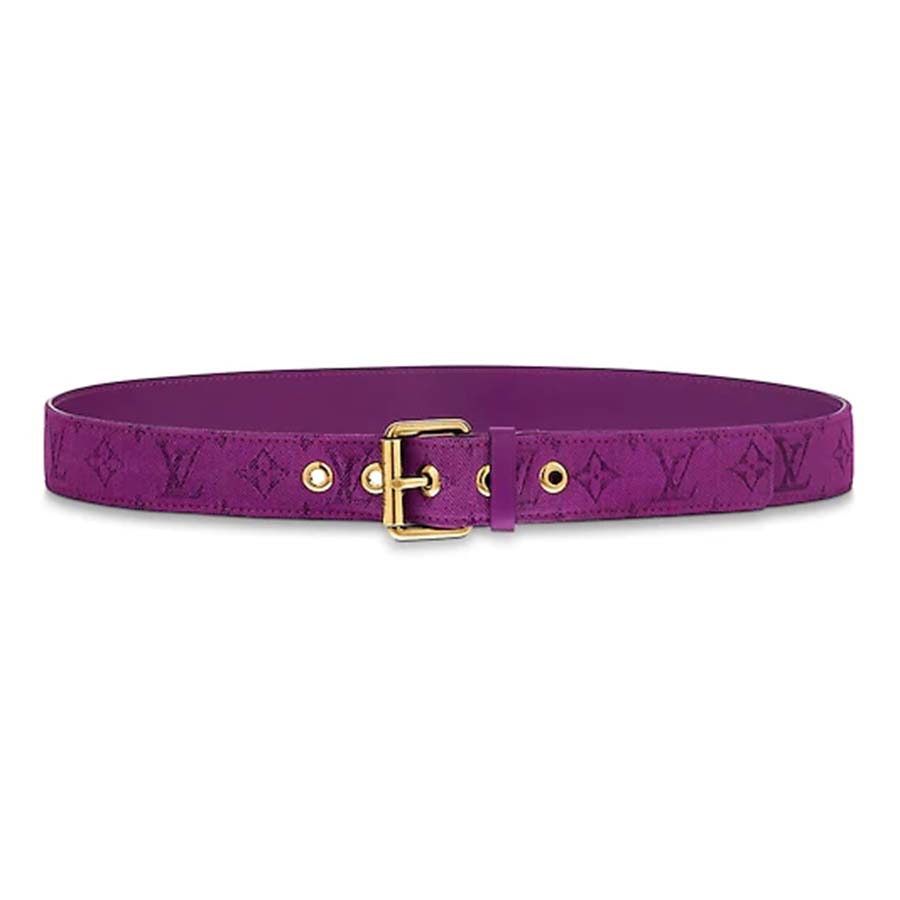Patent leather belt Louis Vuitton Purple size 90 cm in Patent leather -  21432650