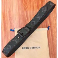 Louis Vuitton Monogram Titanium Voyager 35mm Belt