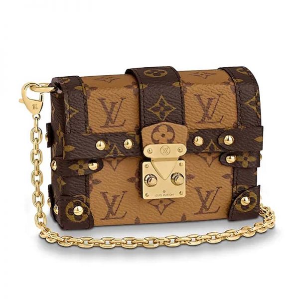 Louis Vuitton LV Women Essential Trunk Bag in Monogram Coated Canvas ...