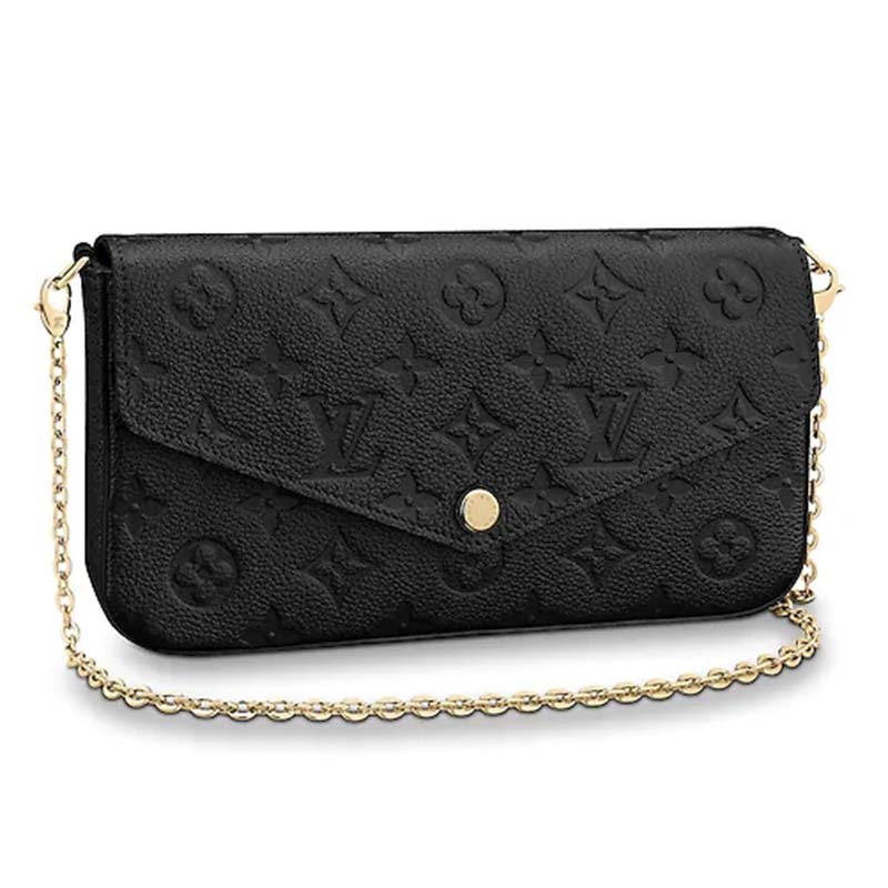 Louis Vuitton LV Women Félicie Pochette Bag in Monogram Empreinte Leather - LULUX