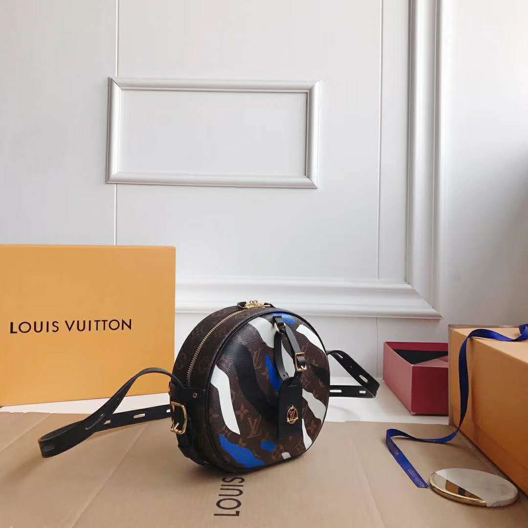 Louis Vuitton LV Women LVXLOL Petite Boite Chapeau Souple in Printed Cowhide Leather - LULUX