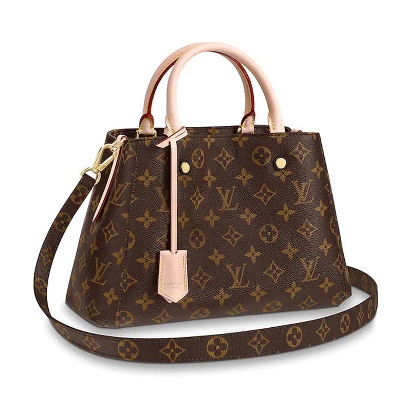 Louis Vuitton LV Women Montaigne BB Bag in Iconic Monogram Canvas-Brown - LULUX
