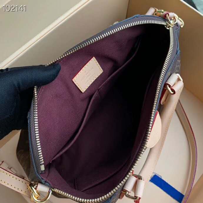 Louis Vuitton LV Women Rivoli PM Handbag in Monogram Coated Canvas-Brown - LULUX