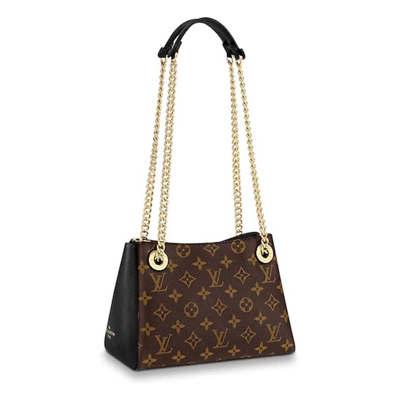 Louis Vuitton LV Women Surene BB Handbag in Monogram Canvas and Grained Calf Leather - LULUX