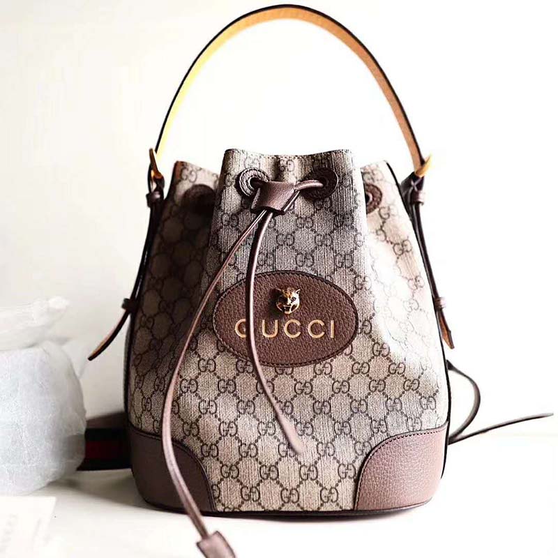 Gucci GG Supreme Neo Vintage Drawstring Backpack (SHG-8JRoJu) – LuxeDH