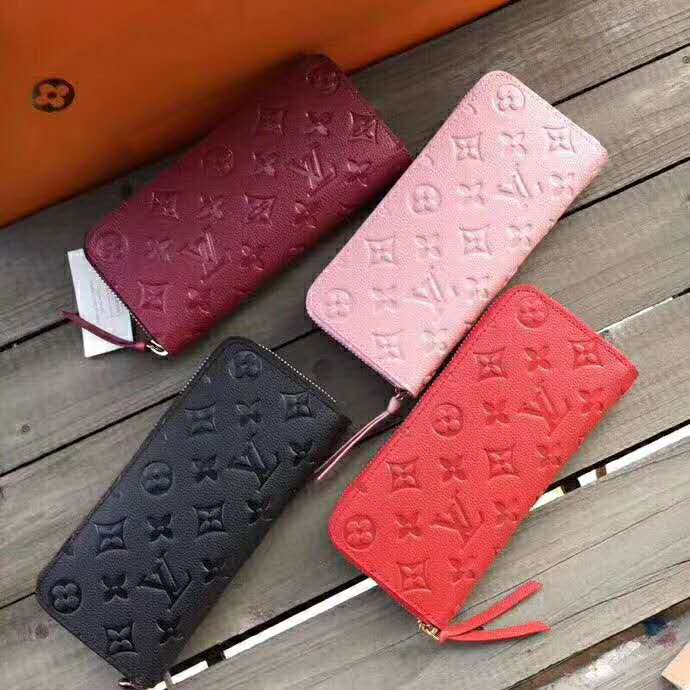 Louis Vuitton Empreinte Leather Clemence Wallet - Pink Wallets, Accessories  - LOU435272