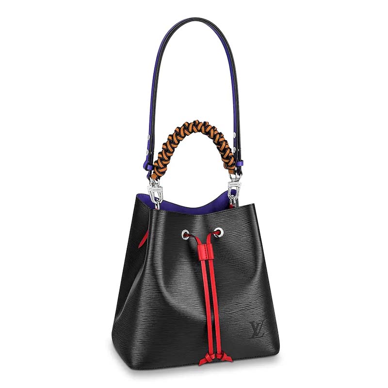 Louis Vuitton LV Women NéoNoé MM Bucket Bag Grained Epi-Black - LULUX