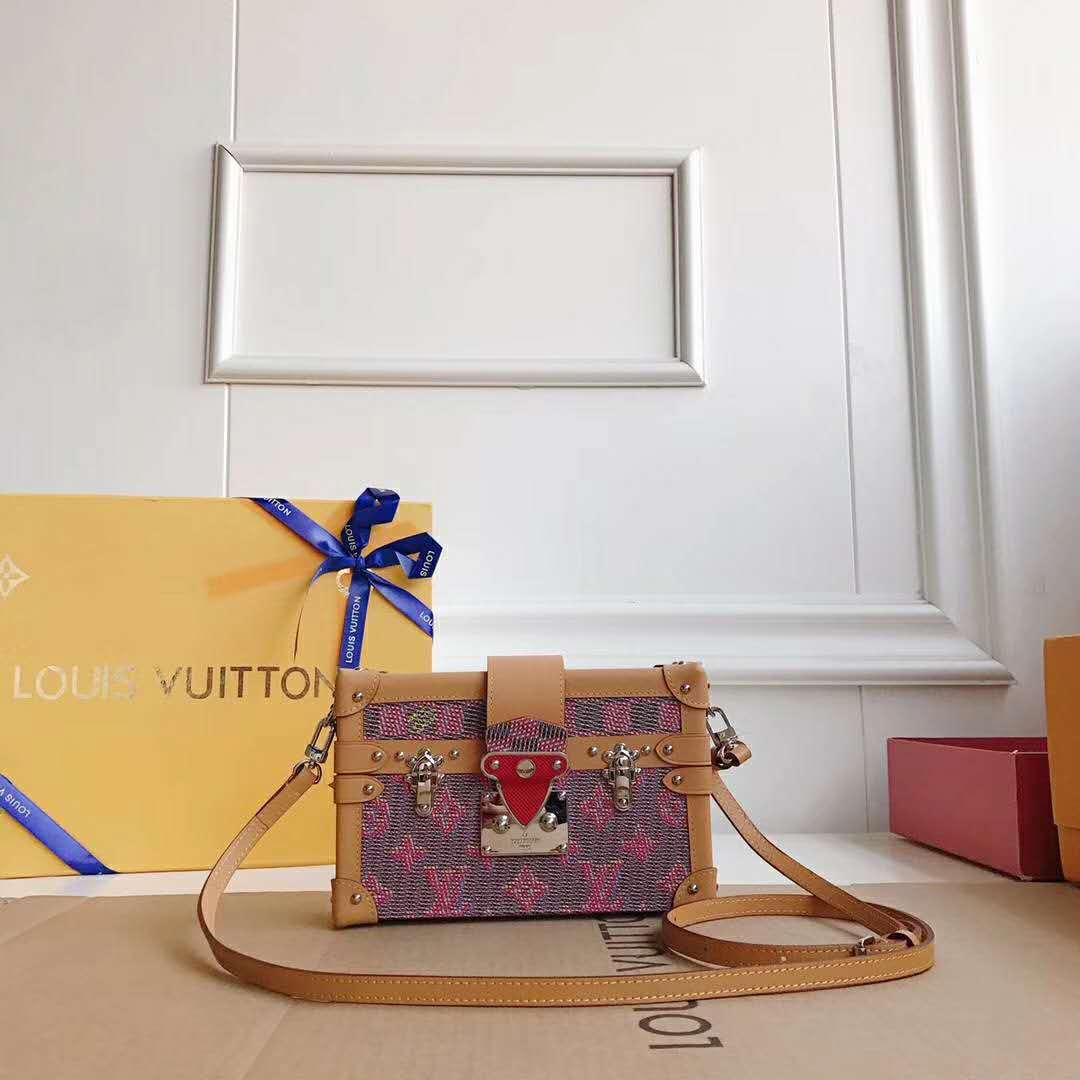 Louis Vuitton Petite Malle Monogram Catogram Brown/Orange in