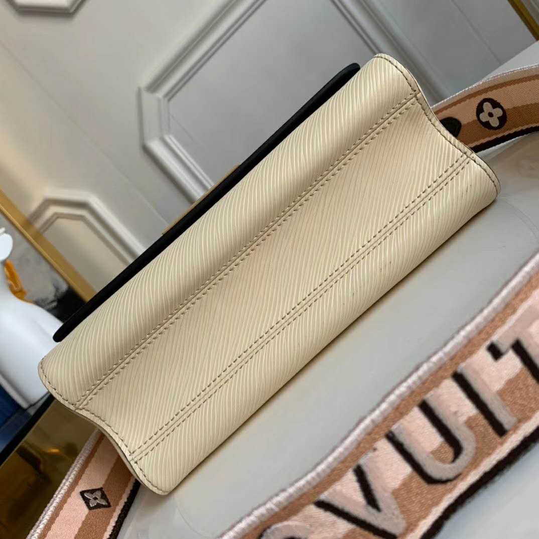 Louis Vuitton LV Women Twist MM Epi Grained Cowhide Leather-Beige - LULUX